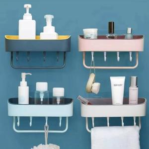 Premium Multi-Layer Wall Mounted Bathroom &amp; Kitchen Organizer Rack