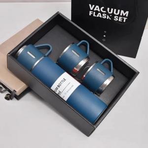 Best Vacuum Flask Set 1L + 2 Cups for Hot Cold Drinks BD