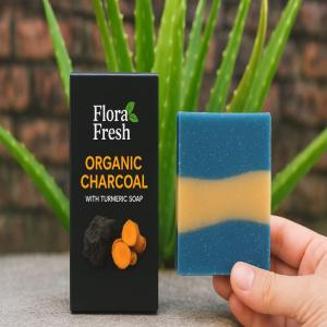 Premium Organic Charcoal Herbal Soap - Handmade Bath Bar Bangladesh