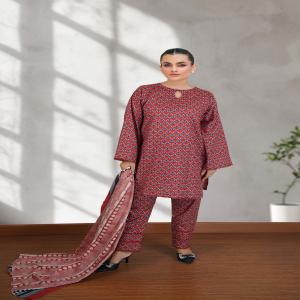 KHAADI 3 Piece - HOOR Collection (UNSTICHED)